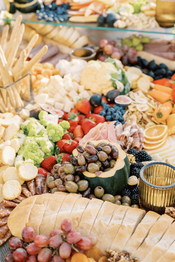 Cute Cheese and Charcuterie Display by The JDK Group