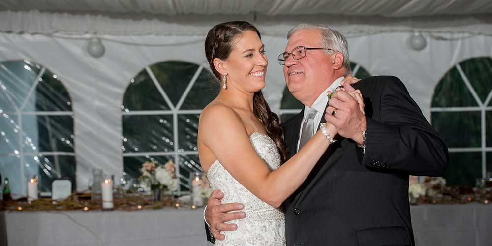 Elizabethtown Victorian Wedding bride father dance