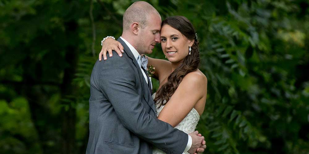 Elizabethtown Victorian Wedding the couple