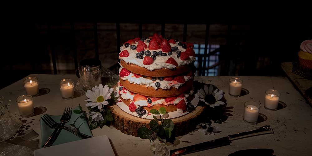 Lancaster Rustic Wedding cake